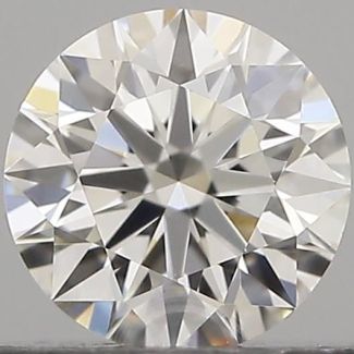 0.33 Carat Round H VVS1 EX GIA Natural Diamond