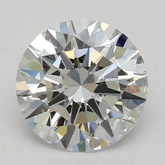 0.51 Carat Round E VVS2 EX GIA Natural Diamond