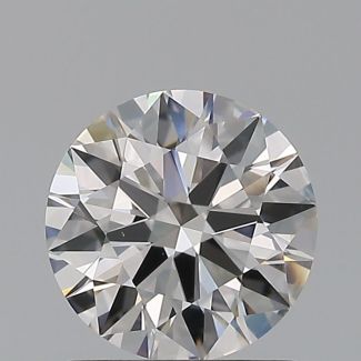 0.9 Carat Round H VVS2 EX GIA Natural Diamond