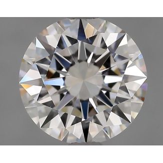 1.23 Carat Round D VVS2 EX GIA Natural Diamond