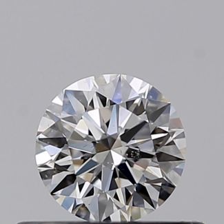 0.32 Carat Round E VS2 EX VG GIA Natural Diamond