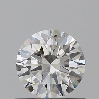 0.5 Carat Round F VVS1 EX VG GIA Natural Diamond