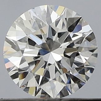 0.45 Carat Round E VVS2 EX GIA Natural Diamond