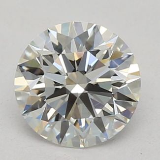 0.50 Carat Round F VS1 EX VG GIA Natural Diamond