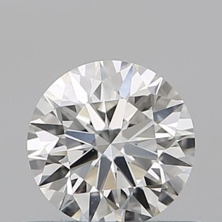 0.54 Carat Round H VS1 EX GIA Natural Diamond