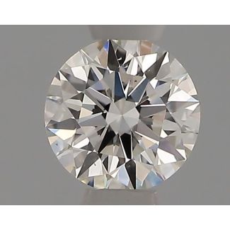 0.31 Carat Round H VS2 EX IGI Natural Diamond