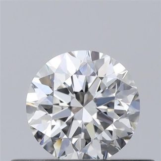 0.40 Carat Round F VS1 VG EX GIA Natural Diamond