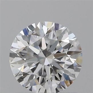 0.80 Carat Round E VVS2 EX GIA Natural Diamond