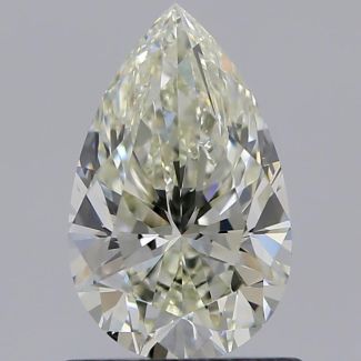 0.84 Carat Pear K VS2 - EX GIA Natural Diamond