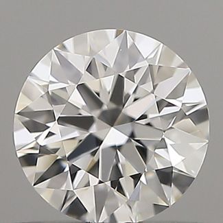 0.49 Carat Round E VVS1 EX GIA Natural Diamond