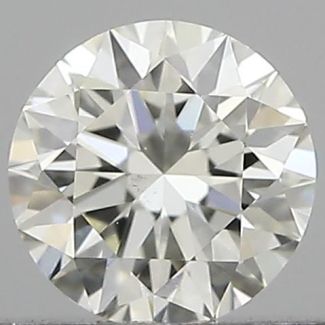 0.30 Carat Round H VS1 EX IGI Natural Diamond