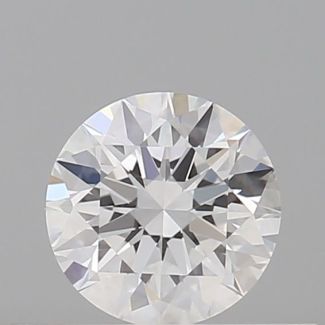 0.37 Carat Round D VVS1 EX GIA Natural Diamond