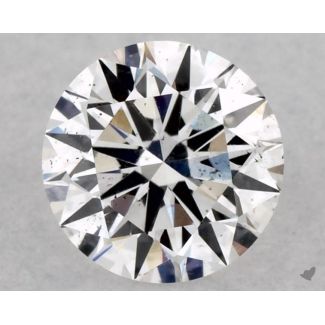 0.32 Carat Round D SI2 EX GIA Natural Diamond