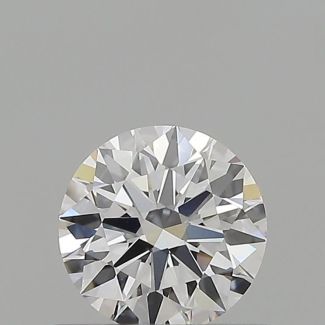 0.43 Carat Round F VVS1 EX GIA Natural Diamond