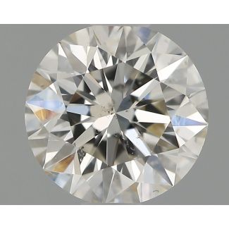 0.7 Carat Round I SI2 EX GIA Natural Diamond