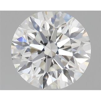 0.51 Carat Round G VVS2 EX GIA Natural Diamond