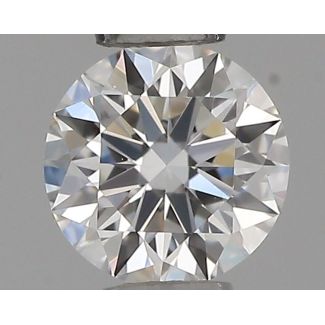 0.24 Carat Round F IF EX GIA Natural Diamond