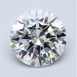 2.01 Carat Round G SI1 EX GIA Natural Diamond