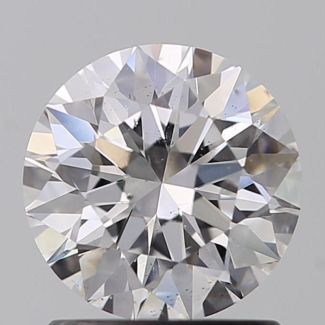 1.13 Carat Round E SI1 EX GIA Natural Diamond