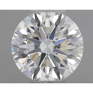 0.50 Carat Round G VS2 VG EX GIA Natural Diamond