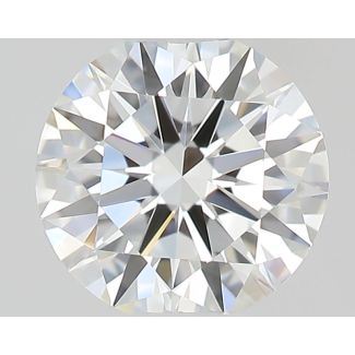 0.35 Carat Round F VVS1 EX GIA Natural Diamond