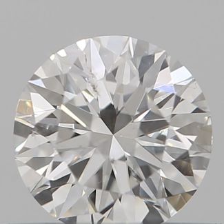 0.4 Carat Round F SI2 EX GIA Natural Diamond