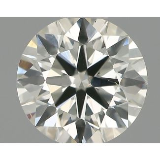 0.5 Carat Round H VS2 EX IGI Natural Diamond