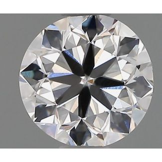 0.8 Carat Round F SI1 VG EX GIA Natural Diamond