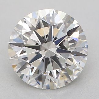 0.53 Carat Round G SI1 EX GIA Natural Diamond