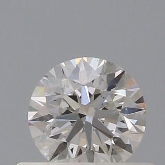 0.40 Carat Round F VVS1 EX GIA Natural Diamond