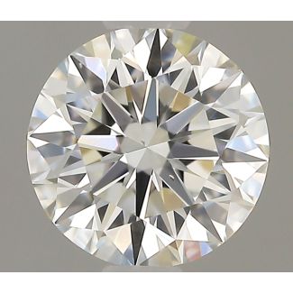 0.5 Carat Round H VS2 EX GIA Natural Diamond