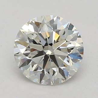 0.40 Carat Round H VVS2 VG EX GIA Natural Diamond