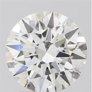 2.05 Carat Round H VVS2 EX GIA Natural Diamond