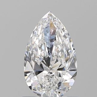 0.9 Carat Pear D VS2 - EX GIA Natural Diamond