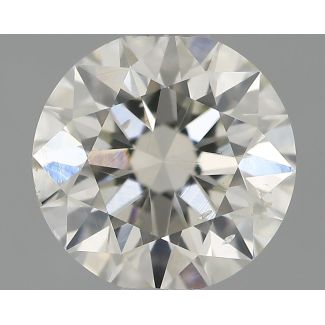 0.91 Carat Round H SI1 EX VG IGI Natural Diamond