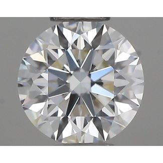 0.31 Carat Round G VVS1 EX IGI Natural Diamond