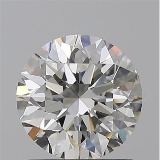 1.30 Carat Round H VVS1 EX GIA Natural Diamond