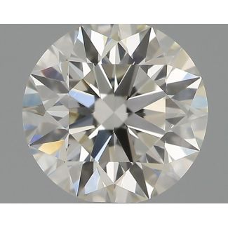 0.53 Carat Round H VS1 EX VG IGI Natural Diamond