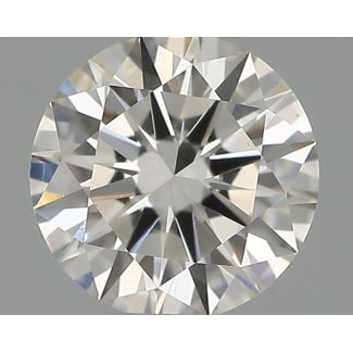 0.32 Carat Round H VS1 EX VG GIA Natural Diamond