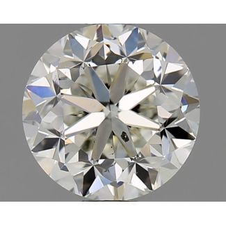 1.01 Carat Round J SI2 F EX VG GIA Natural Diamond