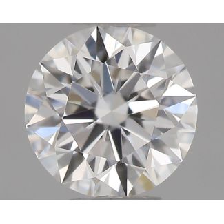 0.35 Carat Round F VVS1 EX GIA Natural Diamond