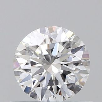 0.6 Carat Round D VVS1 EX VG GIA Natural Diamond