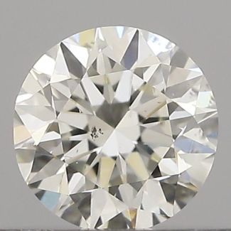 0.40 Carat Round H VS2 VG EX IGI Natural Diamond