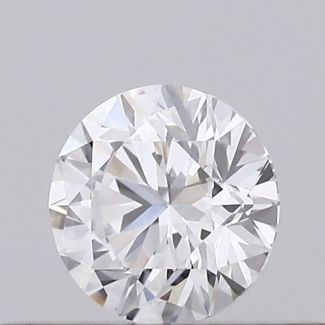 0.23 Carat Round D VVS1 EX GIA Natural Diamond