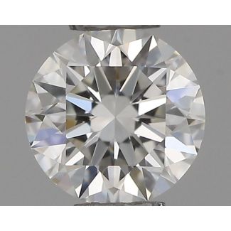 0.26 Carat Round H VVS1 EX GIA Natural Diamond