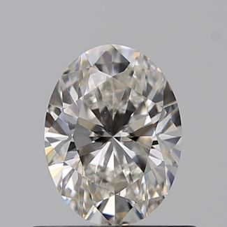 0.52 Carat Oval H VS1 - VG GIA Natural Diamond