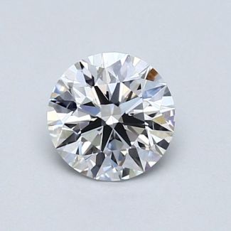 0.81 Carat Round D VVS1 EX GIA Natural Diamond