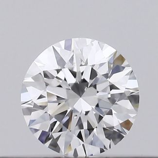 0.23 Carat Round D SI1 EX GIA Natural Diamond