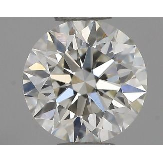 0.46 Carat Round G VVS2 EX IGI Natural Diamond