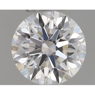 0.3 Carat Round F VVS1 EX GIA Natural Diamond